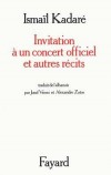 Invitation  un concert officiel - KADARE Ismal - Libristo