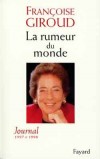 Rumeur du monde (la) - GIROUD Franoise - Libristo