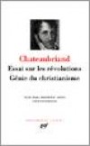 Essai sur les Rvolutions - Gnie du christianisme - Chateaubriand - Libristo