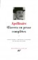 Oeuvres en prose compltes de Guillaume Apollinaire T3 - Guillaume Apollinaire