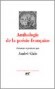  Anthologie de la posie franaise  -    Andr Gide  -  Posie, classique - Collection de la Plade