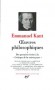 Oeuvres philosophiques d'Immanuel Kant  - T3 - Les derniers criets de 1792 - 1793 - Immanuel KANT