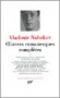 Oeuvres romanesques compltes de Vladimir Nabokov T1