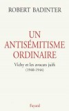 Un antismitisme ordinaire - Badinter Robert - Libristo