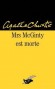 Mrs McGinty est morte - L'assassin a frapp Mrs McGinty  la tte. Avec un hachoir. - Agatha Christie - Policier