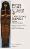 TEXTES SACRES ET TEXTES PROFANES DE L'ANCIENNE EGYPTE T2 - Anonyme - Libristo
