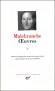 Oeuvres de Nicolas de Malebranche-  T2 - Ce volume contient  Trait de la nature et de la grce - Mditations chrtiennes et mtaphysiques - Trait de morale - Entretiens sur la mtaphysique, sur la religion, et sur la mort .... - La Pliade