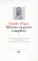 Oeuvres en prose compltes de Charles Pguy  - T3 - Collection de la Pliade - Classique