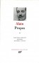  PROPOS. Tome 2, Choix de propos 1906-1914 - 1921-1936 Alain - Classique - Collection de la Pliade -  ALAIN