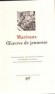 Oeuvres de jeunesse de Marivaux - Classique - Collection de la Pliade
