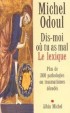 Dis-moi où tu as mal - Le lexique
