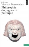 Philosophie du jugement politique - Descombes Vincent - Libristo