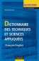 Dictionnaire des techniques et sciences appliquées  -  français-anglais  -   Richard Ernst -  Sciences