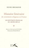 Histoire litt�raire du sens religieux en France - Bremond (Abb�) Henri - Libristo