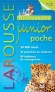 Larousse Junior Poche - 7/11ans - CE/CM -  Nouvelle édition -  20 000 mots - 32 planches en couleurs, 80 tableaux de conjugaison - Dictionnaire, langue, français