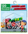 Je construis, je joue avec les gommettes : Le code de la route - 120 gomettes autocollantes -  - Collectif - Libristo