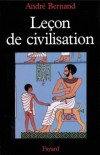 Leçon de civilisation - BERNAND André - Libristo