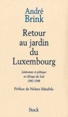 Retour au jardin du Luxembourg - Brink André - Libristo