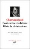 Essai sur les Révolutions - Génie du christianisme - Chateaubriand - Libristo