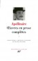 Oeuvres en prose complètes de Guillaume Apollinaire T1