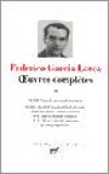 Oeuvres complètes de Federico Garcia Lorca T1 - GARCIA LORCA Federico - Libristo