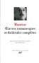 Oeuvres romanesques et théâtrales complètes de François Mauriac T1 - François MAURIAC