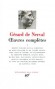 Oeuvres complètes de Gérard de Nerval T3 - Gérard de NERVAL