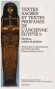TEXTES SACRES ET TEXTES PROFANES DE L'ANCIENNE EGYPTE T2 -  Anonyme