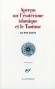 Aperçus sur l'ésotérisme islamique et le taoïsme -  René Guénon - Sciences humaines, religioons - René GUENON