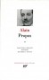 PROPOS. Tome 2, Choix de propos 1906-1914 - 1921-1936 Alain - Classique - Collection de la Pléiade -  ALAIN