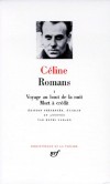 Romans de Louis-Ferdinand Céline-  T1 - Voyage au bout de la nuit - Mort à crédit - Louis Ferdinand Destouches dit Louis-Ferdinand Céline - (1894-1961) -  Ecrivain et scénariste français - Collection de la Pléiade - Classique - CELINE - Libristo