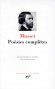 Poésies complètes d'Alfred de Musset - Classique - Collection de la Pléiade - Alfred de MUSSET