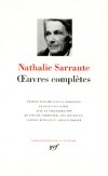 Oeuvres complètes de Nathalie Sarraute -  Classique, Collection de la Pléiade - SARRAUTE Nathalie - Libristo