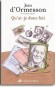 Qu'ai-je donc fait - Jean Ormesson D'