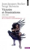  NOUVELLE HISTOIRE DE LA FRANCE CONTEMPORAINE.  - Tome 12 -  Victoire et frustrations 1914-1929  -   Jean-Jacques Becker, Serge Berstein - Histoire - Becker Jean-Jacques - Libristo