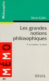 Les grandes notions philosophiques - Tome 3 -  La justice, le droit  - Denis Collin - Sciences humaines, philosophie - Collin Denis - Libristo