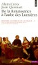 Histoire culturelle de la France - Tome 2 -  De la Renaissance à l'aube des  Lumières -  Alain Croix , Jean Quéniart , Jean-Pierre Rioux , Jean-François Sirinelli - Histoire, France - (dir.)/sirinel Rioux