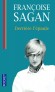 Derrière l'épaule -  Pages confidentielles traversées de fous rires  - Françoise Sagan - Autobiographie - Françoise SAGAN