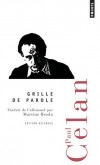 Grille de parole - Edition bilingue français-allemand   -  Paul Celan - Littérature - Celan Paul - Libristo