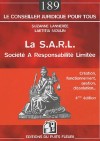 La SARL Société à responsabilité limitée -   4e édition  - Suzanne Lannerée , L Moulin  - Droit des affaires - LANNEREE S. - Libristo